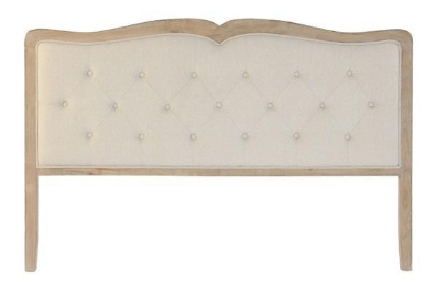 CABECERO DE CAMA DE LINO RUBBERWOOD