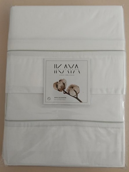 JUEGO DE SÁBANAS SAINA DE ALGODÓN